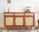 Boston Solid Wood Three Door and Three Drawer Sideboard Cabinet