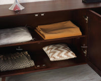 Boston Solid Wood Three - Door Sideboard Cabinet - Sideboard - Furniselan Grey-Finish  