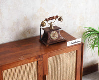 Boston Solid Wood Three - Door Sideboard Cabinet - Sideboard - Furniselan Brown-Finish