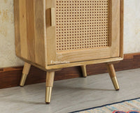 Boston Solid Wood Tv Entertainment Unit Set Of Three Furniselan Natural Finish