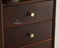 Boston Solid Wood Tv Entertainment Unit Set Of Three Furniselan Grey Finish