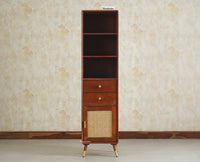 Boston Solid Wood Tv Entertainment Unit Set Of Three Cabinets Furniselan Brown Finish