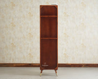 Boston Solid Wood Tv Entertainment Unit Set Of Three Cabinets Furniselan Brown Finish