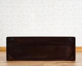 Boston Solid Wood Two Door Wall Shelve Furniselan Grey-Finish