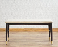 Boston Solid Wood two Seater Bench Furniselan Grey-Finish