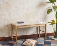 Boston Solid Wood two Seater Bench - Dining Chair - Furniselan - Natural-Finish