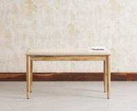 Boston Solid Wood two Seater Bench - Dining Chair - Furniselan - Natural-Finish