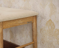 Boston Solid Wood two Seater Bench - Dining Chair - Furniselan - Natural-Finish