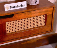 Boston Solid Wood Wall Mounted TV Unit Cabinet - Tv Cabinet - Furniselan - Brown-Finish