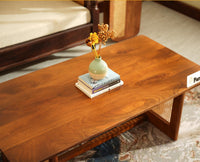 Boston Solid Wood Rattan Cane Bar Cabinet with Glass Holder Storage - Bar Cabinet - Furniselan Teak-Finish