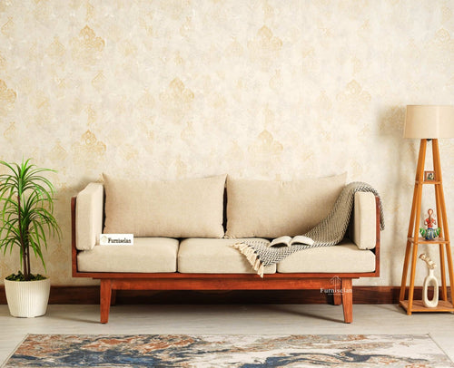 Boston Wooden Luma Three Seater Sofa