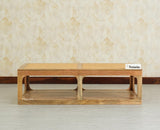 Boston Wooden Riviera Cane Coffee Table Natural Finish