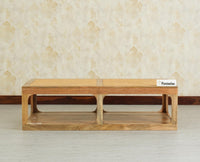 Boston Wooden Riviera Cane Coffee Table Natural Finish