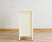 Brazil Wooden Two Glass Door Bar Cabinet Furniselan Milky-White