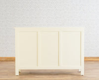 Brazil Wooden Two Glass Door Bar Cabinet Furniselan Milky-White