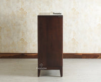 Bressels Solid Wood Chest of Drawer Storage Furniselan Grey Finish