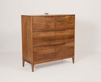 Bressels Solid Wood Chest of Drawer Storage Furniselan - Natural-Oak-Finish