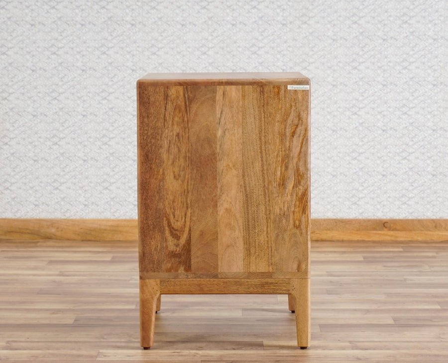 Bressels Solid Wood Side Table Furniselan - Sale-Grey-Door