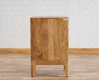 Bressels Solid Wood Side Table Furniselan - Sale-Grey-Door