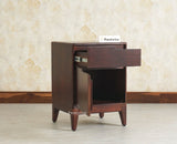 Bressels Solid Wood Side Table Furniselan Grey Finish