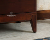 Bressels Solid Wood Side Table Furniselan Grey Finish