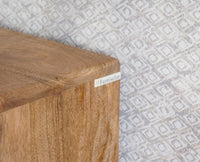 Bressels Solid Wood Side Table Furniselan - Sale-Grey-Door