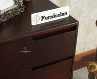 Bressels Solid Wood Side Table Furniselan Grey Finish