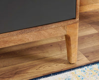 Bressels Solid Wood Side Table Furniselan - Sale-Grey-Door