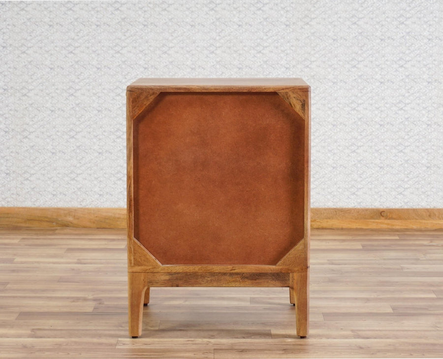 Bressels Solid Wood Side Table Furniselan - Sale-Grey-Door