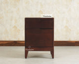 Bressels Solid Wood Side Table Furniselan Grey Finish