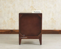 Bressels Solid Wood Side Table Furniselan Grey Finish