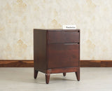 Bressels Solid Wood Side Table Furniselan Grey Finish