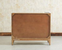 Bressels Solid Wood Two door and Drawer storage cabinet Furniselan Natural Finish