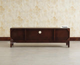 Bressels Wooden Tv Cabinet Media Unit Grey Finish
