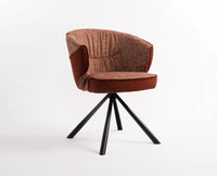BriarWood Crest Chair – Solid Wood Modern Dining Chair for Home & Restaurant Speckled Red