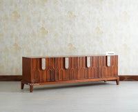 Brisbane Elite Storage Four Door Wooden TV Cabinet Media Unit
