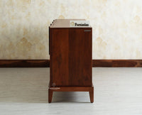 Brisbane Elite Storage Large Four Door Wooden Cabinet Sideboard Furniselan 
Brown Finish