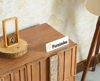 Brisbane Elite Storage Large Four Door Wooden Cabinet Sideboard Furniselan Natural Oak Finish