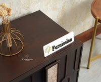 Brisbane Elite Storage Three Door Wooden TV Cabinet Media Unit Furniselan grey finish