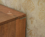 Brisbane Elite Storage Three Door Wooden TV Cabinet Media Unit Furniselan Natural Oak Finish