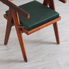 Bristol Sheesham wood Rattan Arm Chair - Dining Chair - Furniselan  - Maple-Finish