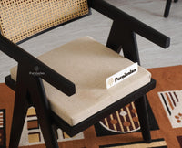 Bristol Sheesham wood Rattan Arm Chair - Dining Chair - Furniselan - Black-Finish