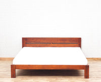 Brookefield Solid Wood Queen Size Bed Furniselan - Maple-Finish