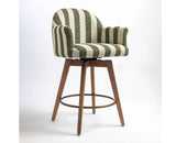 Brooklyn Bar Chair  Swivel Counter Stool Furniselan Olive Green