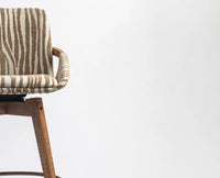 Brooklyn Bar Chair  Swivel Counter Stool Furniselan Brown and Cream