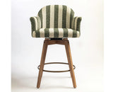 Brooklyn Bar Chair  Swivel Counter Stool Furniselan Olive Green