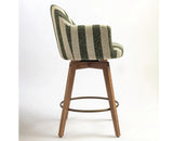 Brooklyn Bar Chair  Swivel Counter Stool Furniselan Olive Green