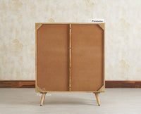 Brussels Wooden Two Door Cabinet Furniselan Natural Finish