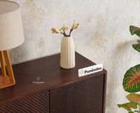 Brussels Wooden Two Door Cabinet Furniselan - Grey-Finish