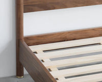 Budapest Signature Wooden Bed Queen Size Furniselan Teak Finish